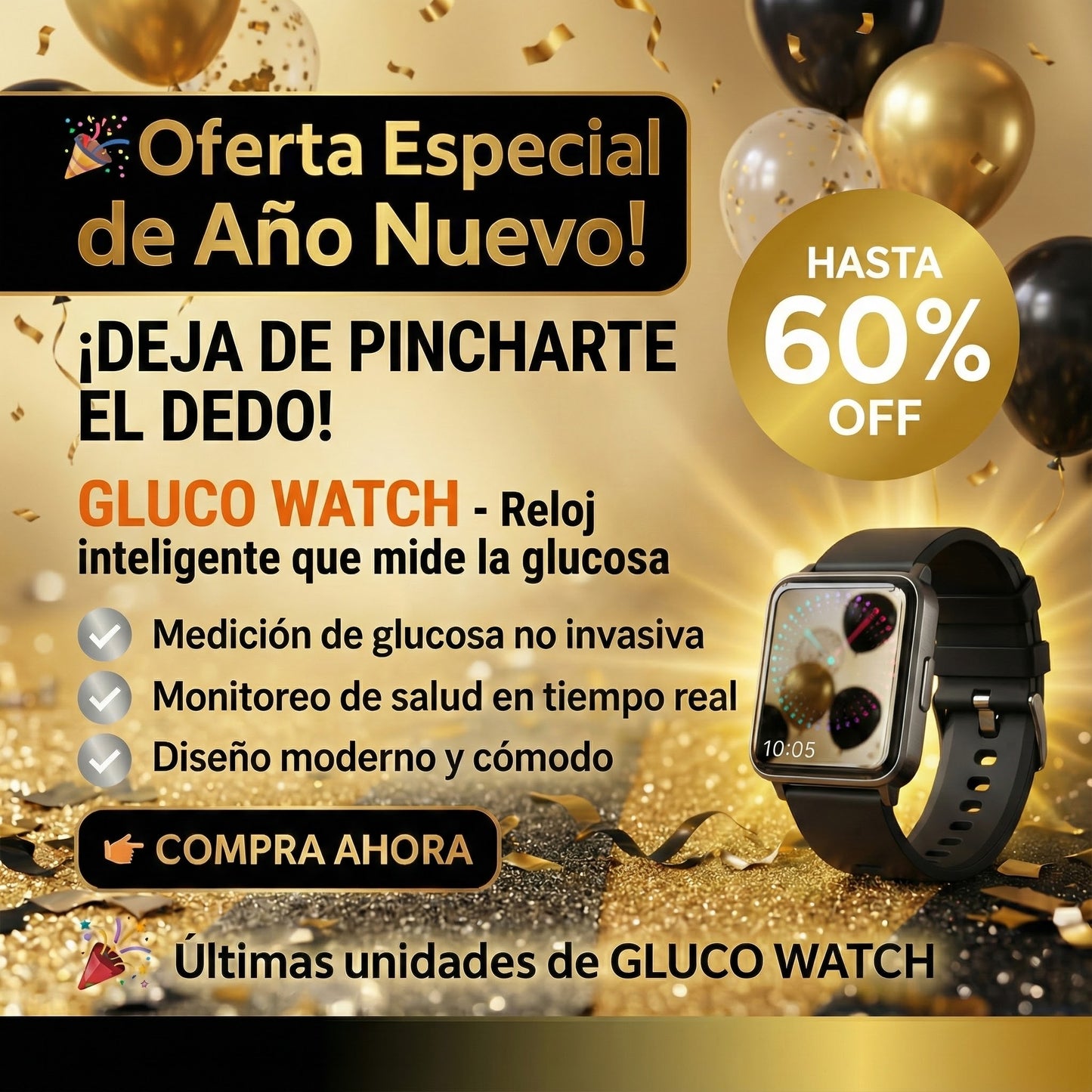 Oferta de Año Nuevo – GLUCOWATCH™