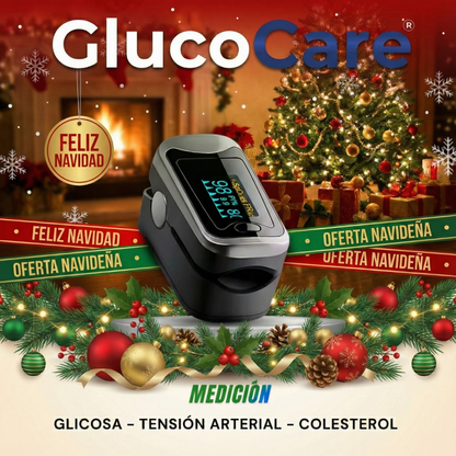 🎄 GlucoCare™ Especial de Navidad – Control 3 en 1 de glucosa, colesterol y presión
